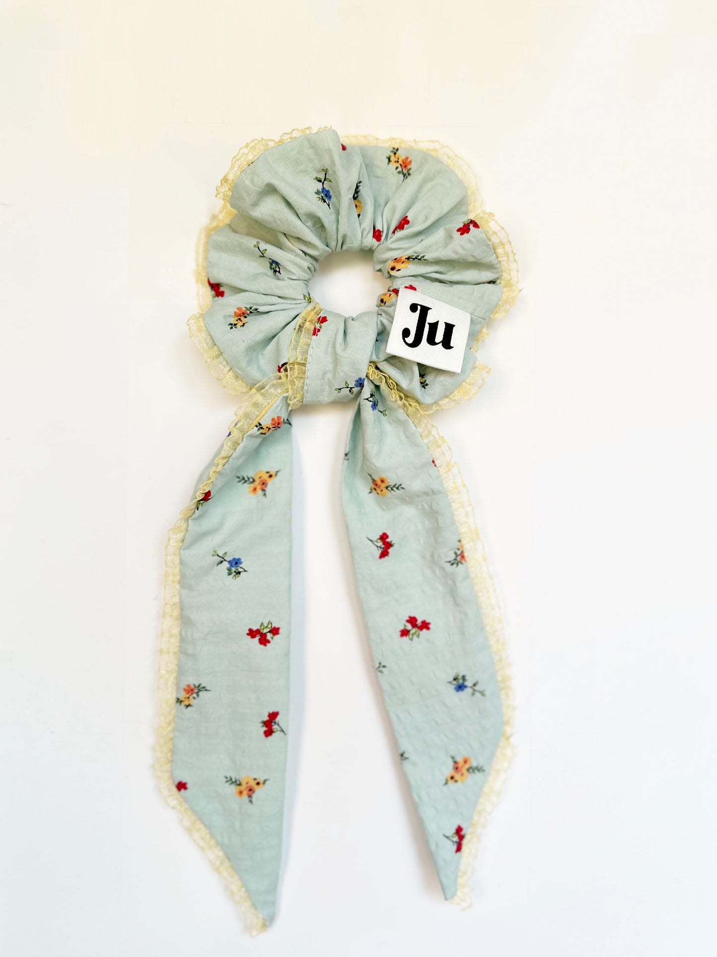 Large Scrunchies with long tail bow, 2 Way Scrunchie