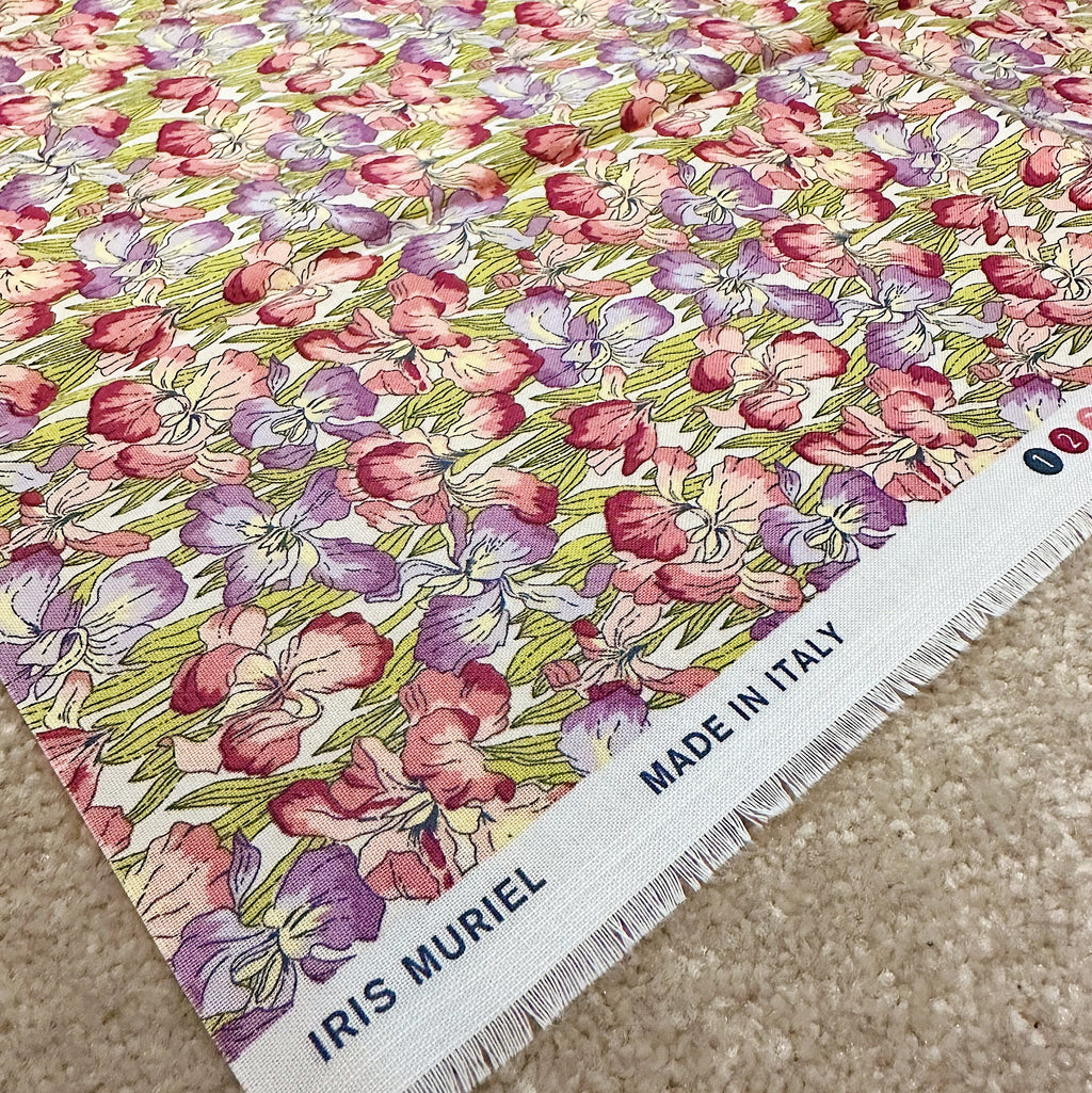 Liberty Dusty Pink Floral Jumbo Scrunchies