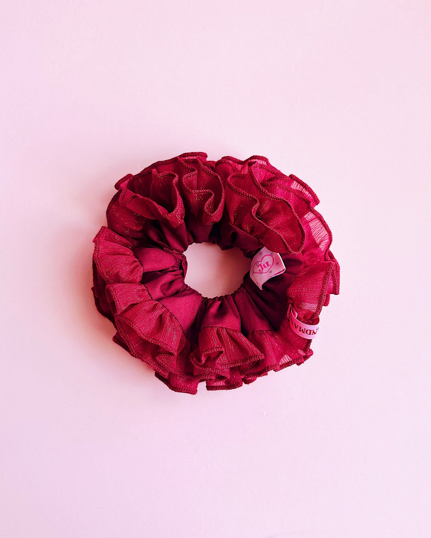 Valentine's Special : Oversized Chiffon Ruffled Scrunchie