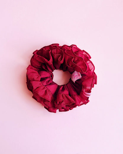 Valentine's Special : Oversized Chiffon Ruffled Scrunchie