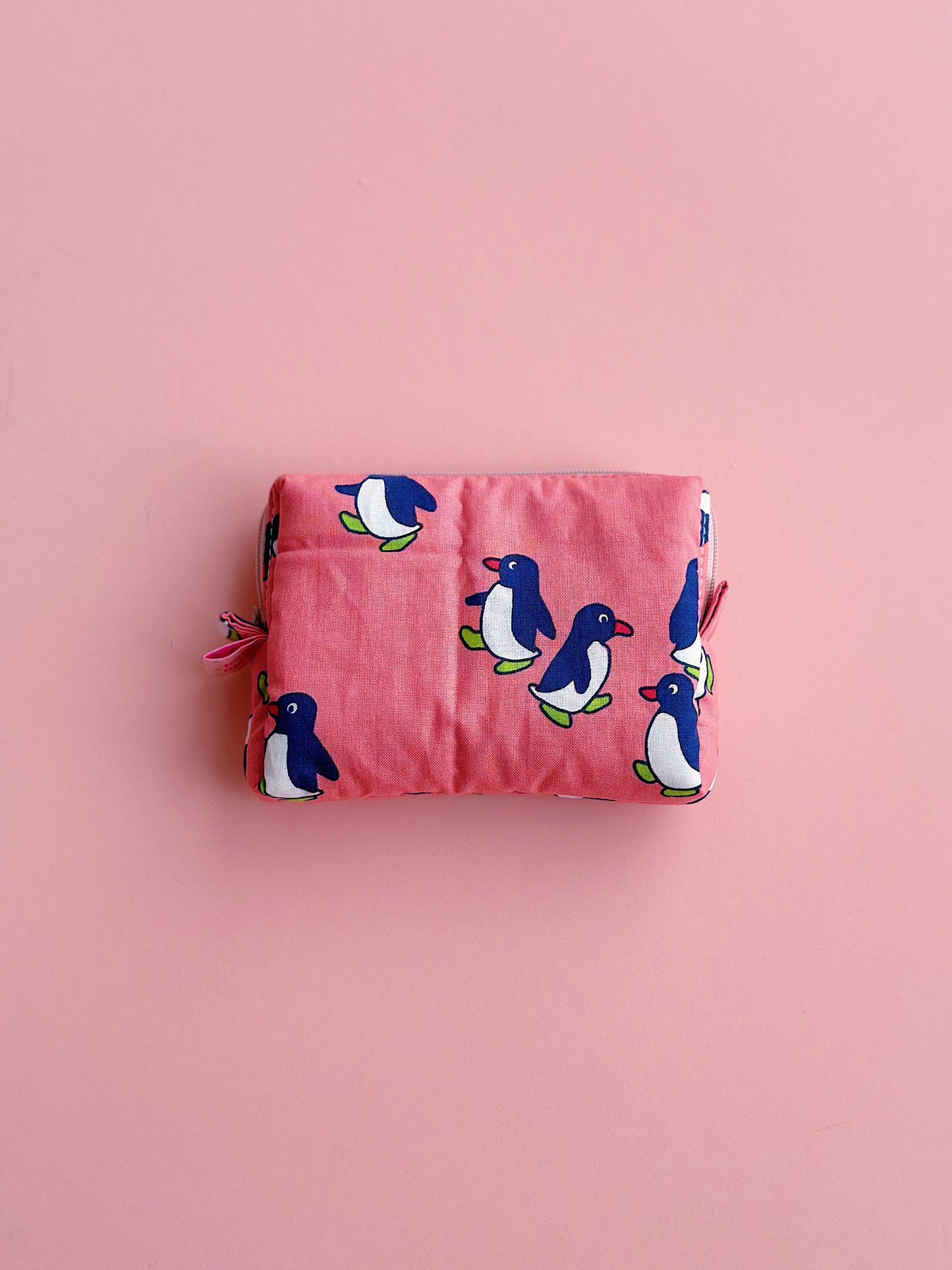 Cute Penguin Camera Pouch｜Handmade Small Pouch | Cute bag for camera