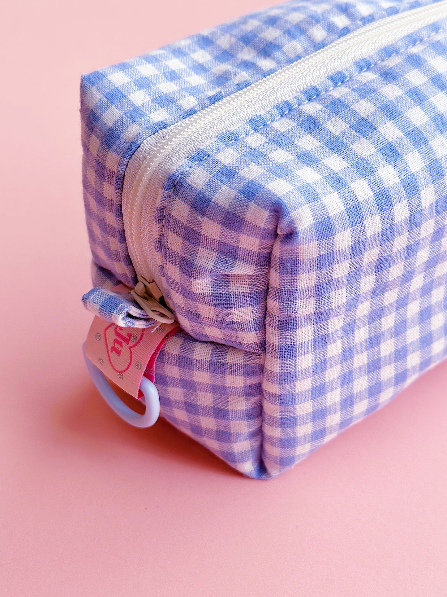 Pastel Blue Camera Pouch｜Handmade Small Pouch | Cute bag for camera