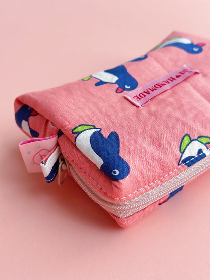 Cute Penguin Camera Pouch｜Handmade Small Pouch | Cute bag for camera
