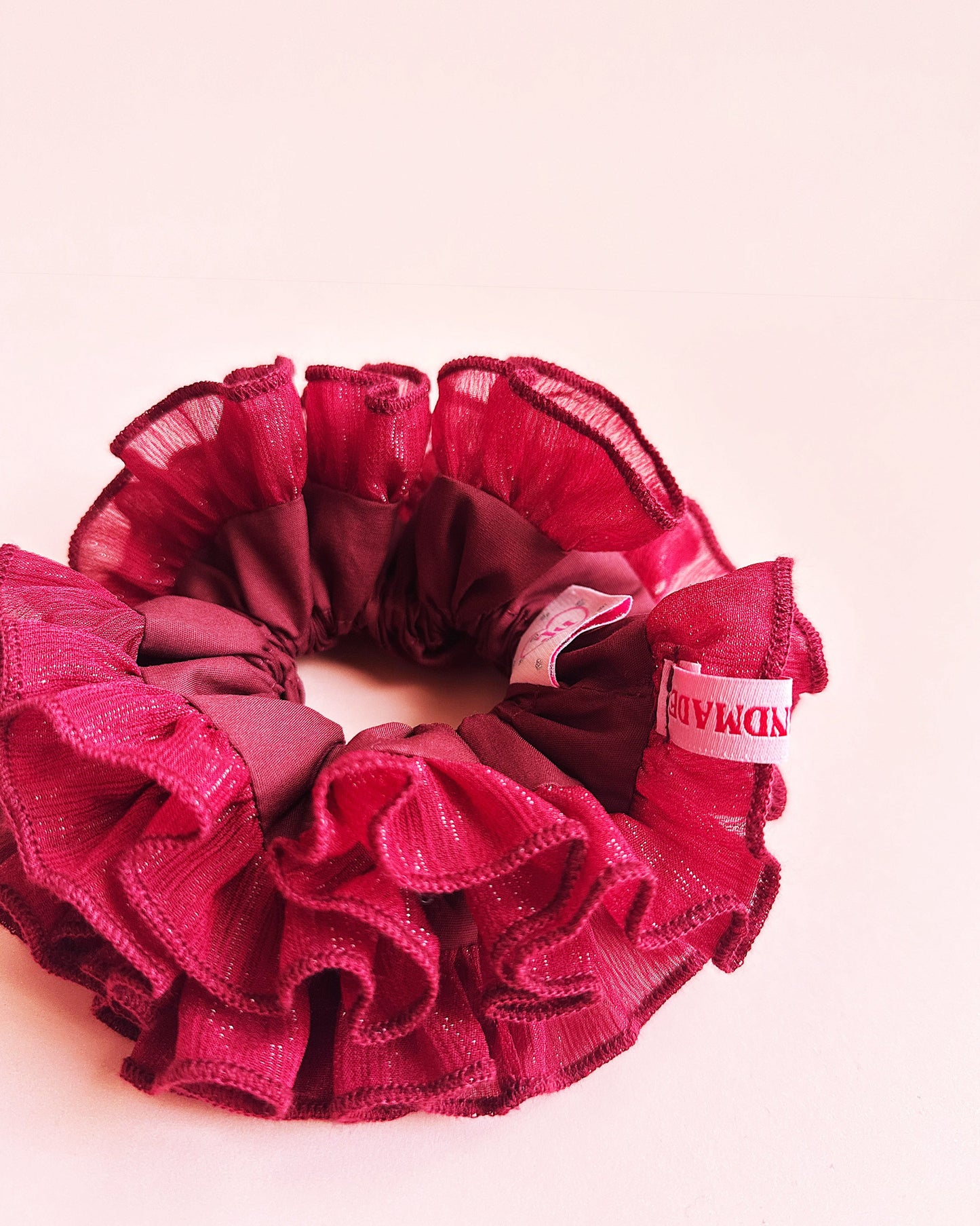 Valentine's Special : Oversized Chiffon Ruffled Scrunchie