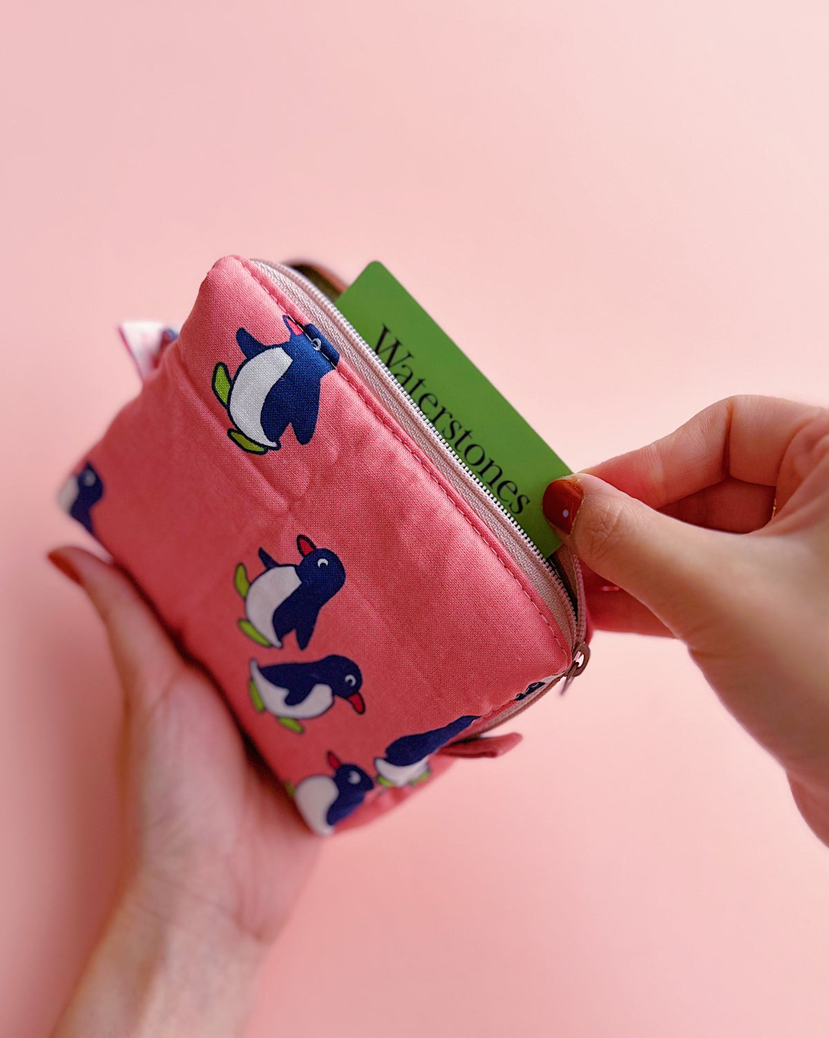 Cute Penguin Camera Pouch｜Handmade Small Pouch | Cute bag for camera