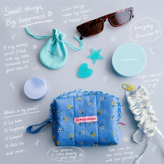 Liberty Collection | Floral Makeup Bag | Handmade Cottagecore Makeup Organizer