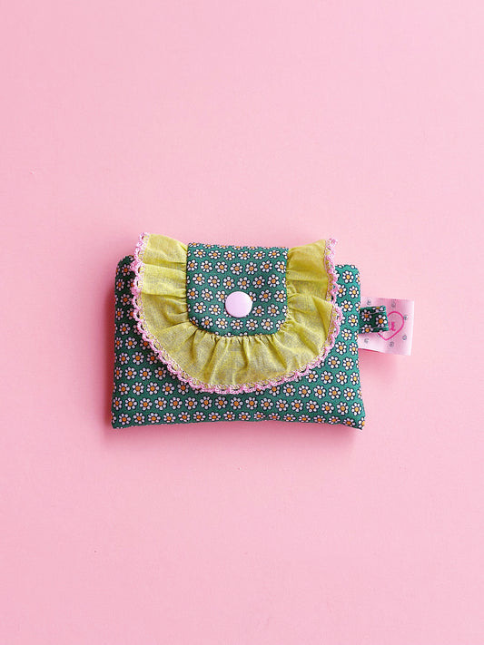Liberty Collection | Floral Card Holder Pouch | Handmade Padded Snap pouch