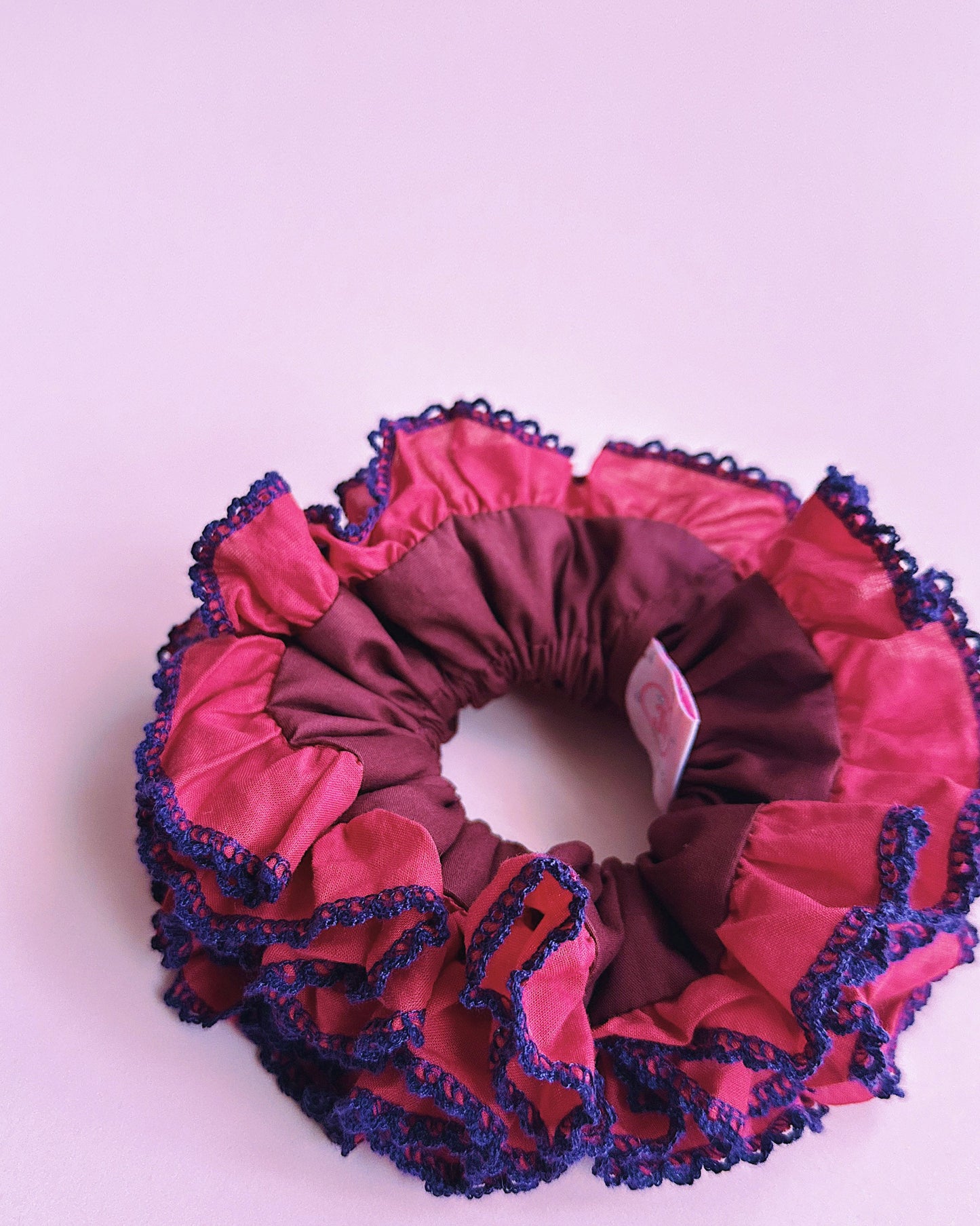 Valentine's Special : Oversized Red Ruffled Scrunchie