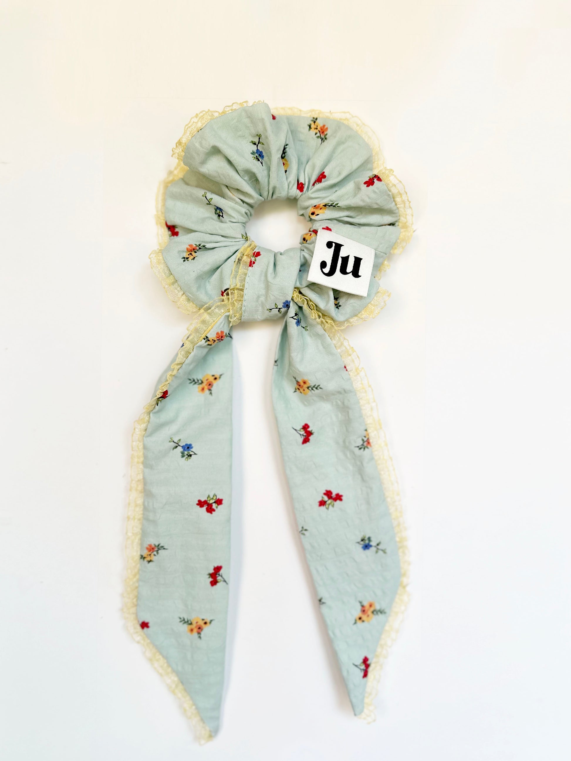 Large Scrunchies with long tail bow, 2 Way Scrunchie