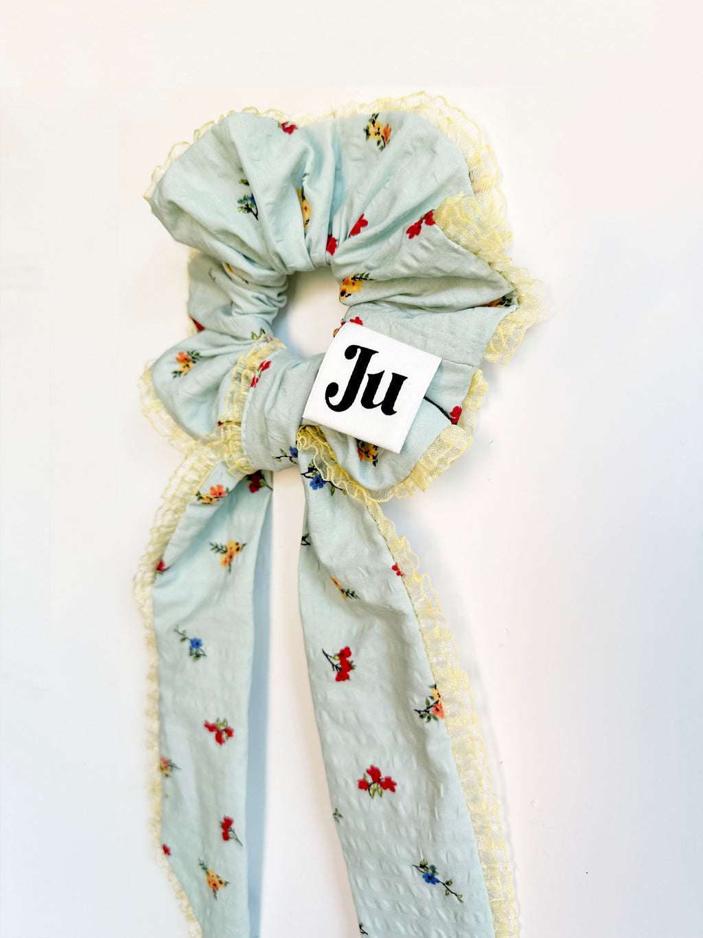 Large Scrunchies with long tail bow, 2 Way Scrunchie