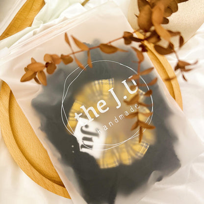 Oversized Double layer Tartan Scrunchies for holiday, Yellow Frilly Scrunchies for Spring, Valentine’s Gift for her, Scrunchies for New year